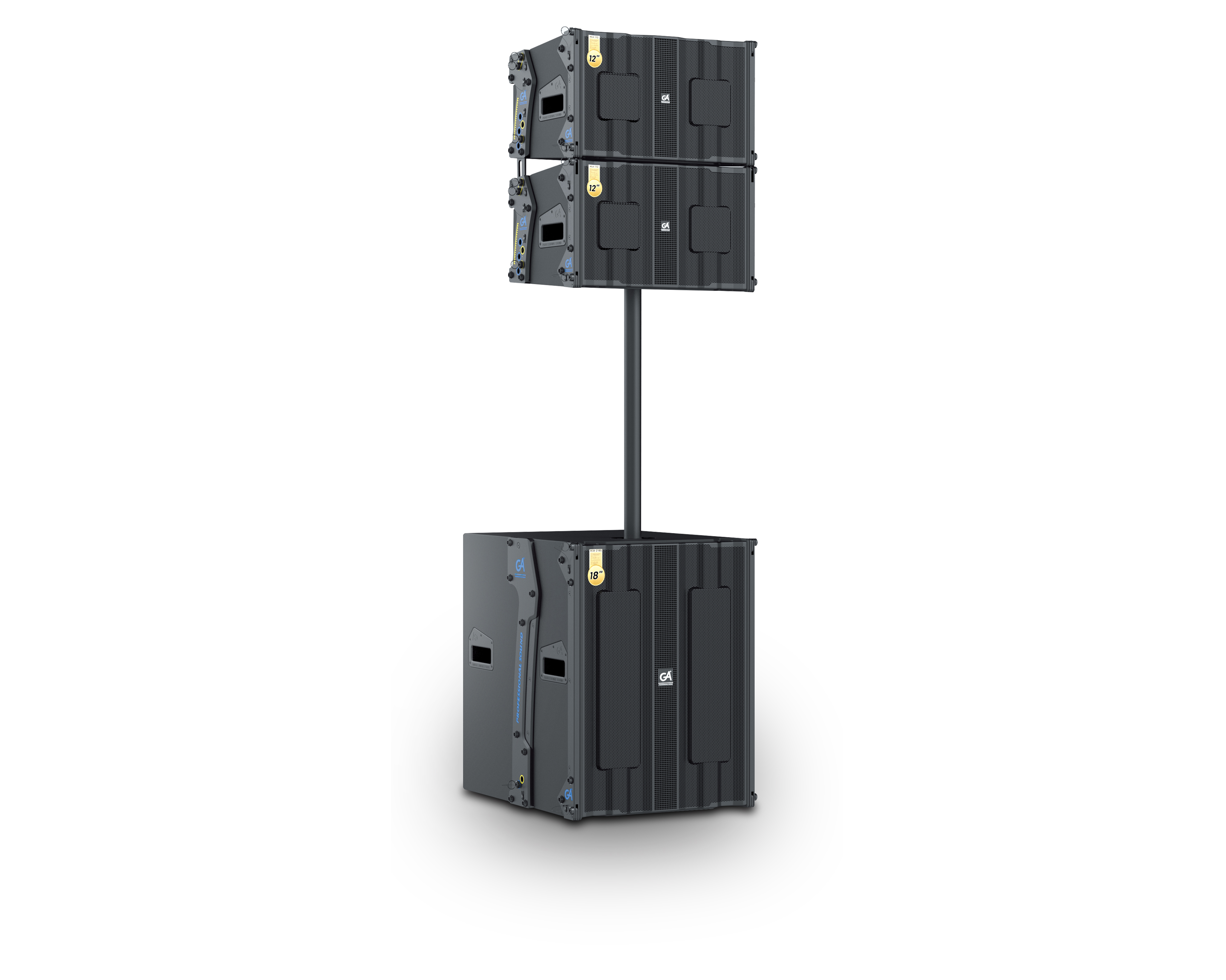 WLA-12SDP single 18-inch source line array ultra-low speaker